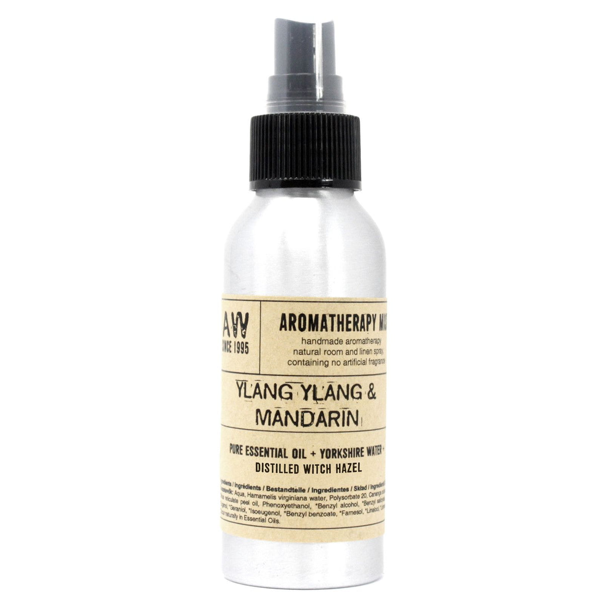 Bruma de Óleos Essenciais Ylang-Ylang e Mandarina – 100 ml | Ancient Wisdom