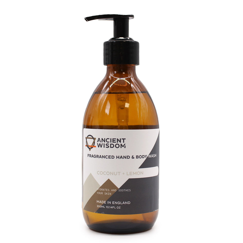 Gel de Lavagem para Mãos e Corpo Coco e Limão – 300 ml | Ancient Wisdom