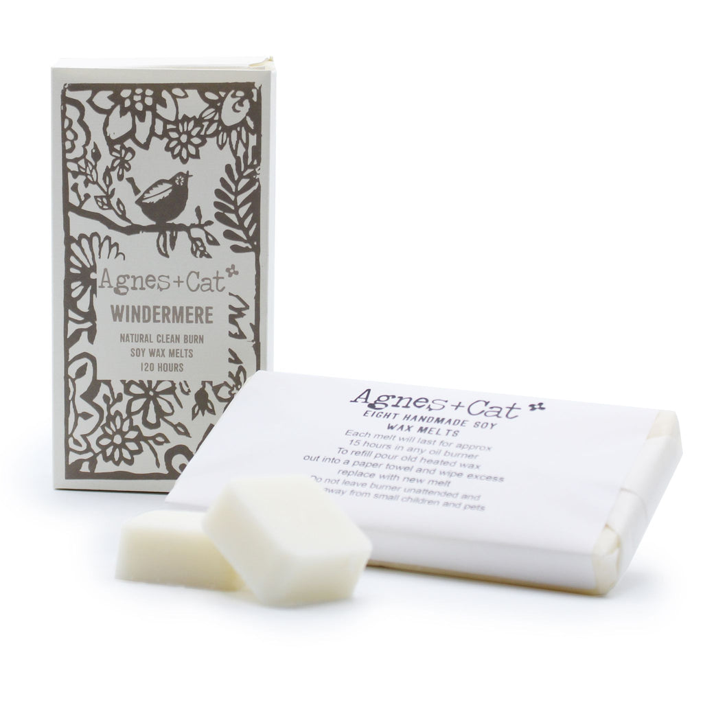 Caixa de 8 Ceras Perfumadas de Soja – Windermere | Agnes + Cat