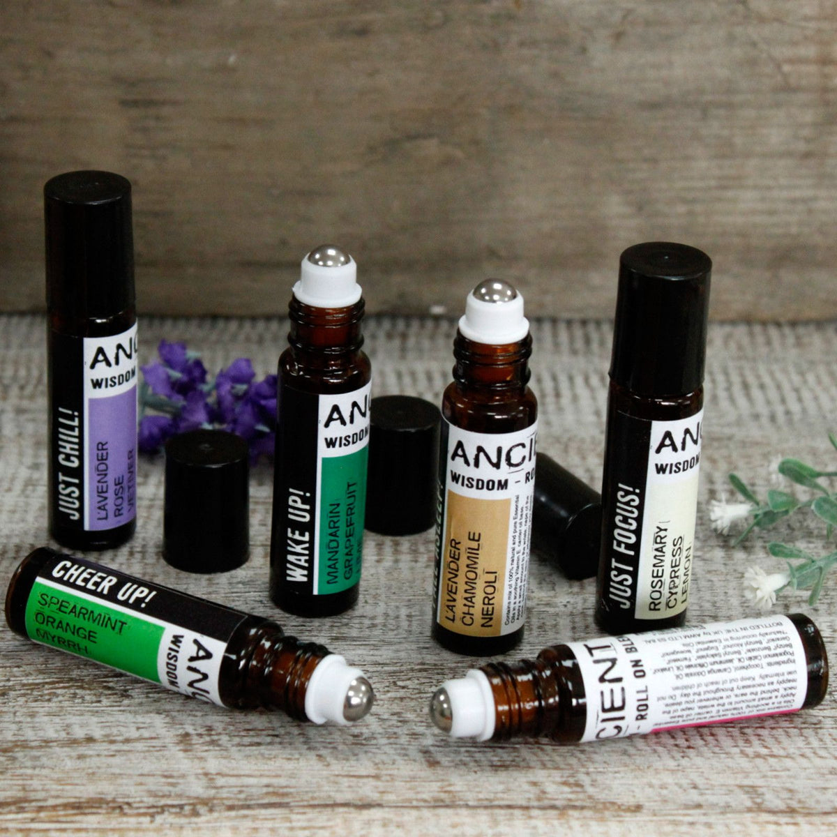 Roll-on de Óleos Essenciais Just Focus! – 10 ml | Ancient Wisdom