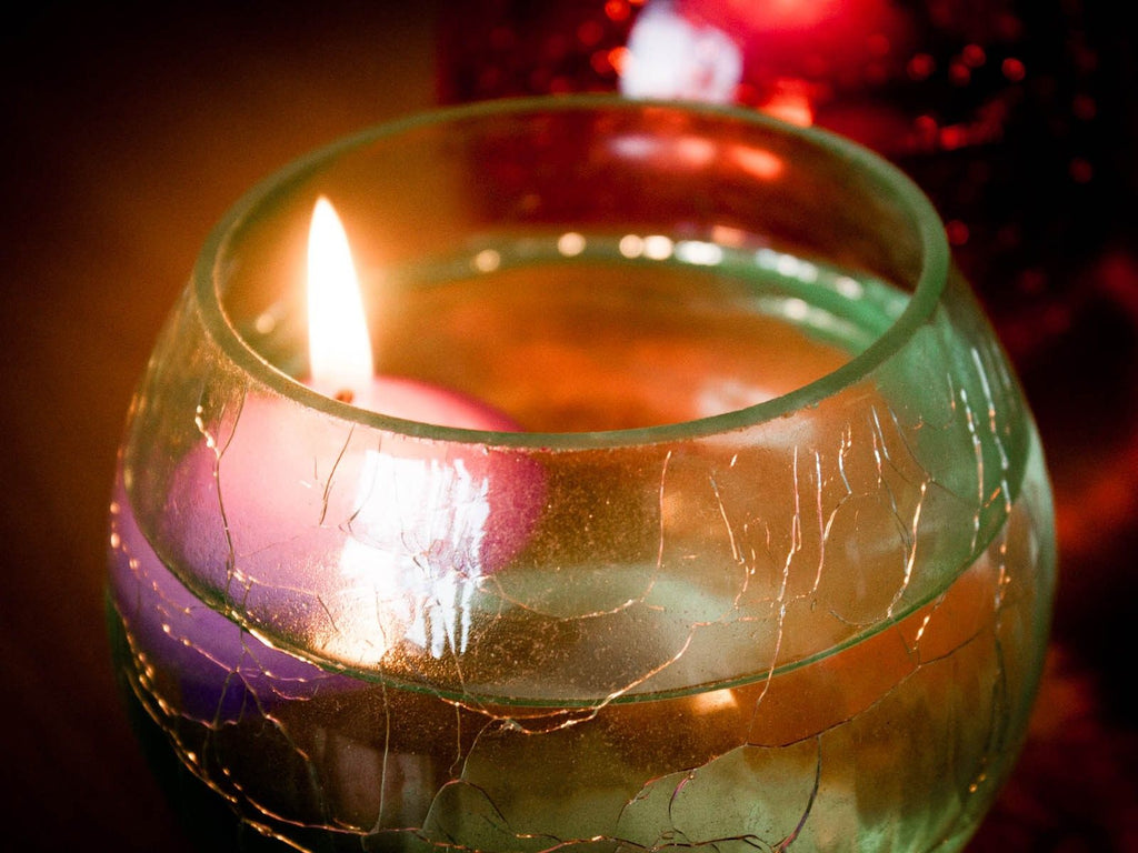 Velas Flutuantes Pequenas sem Perfume – Cor Lavanda | Ancient Wisdom