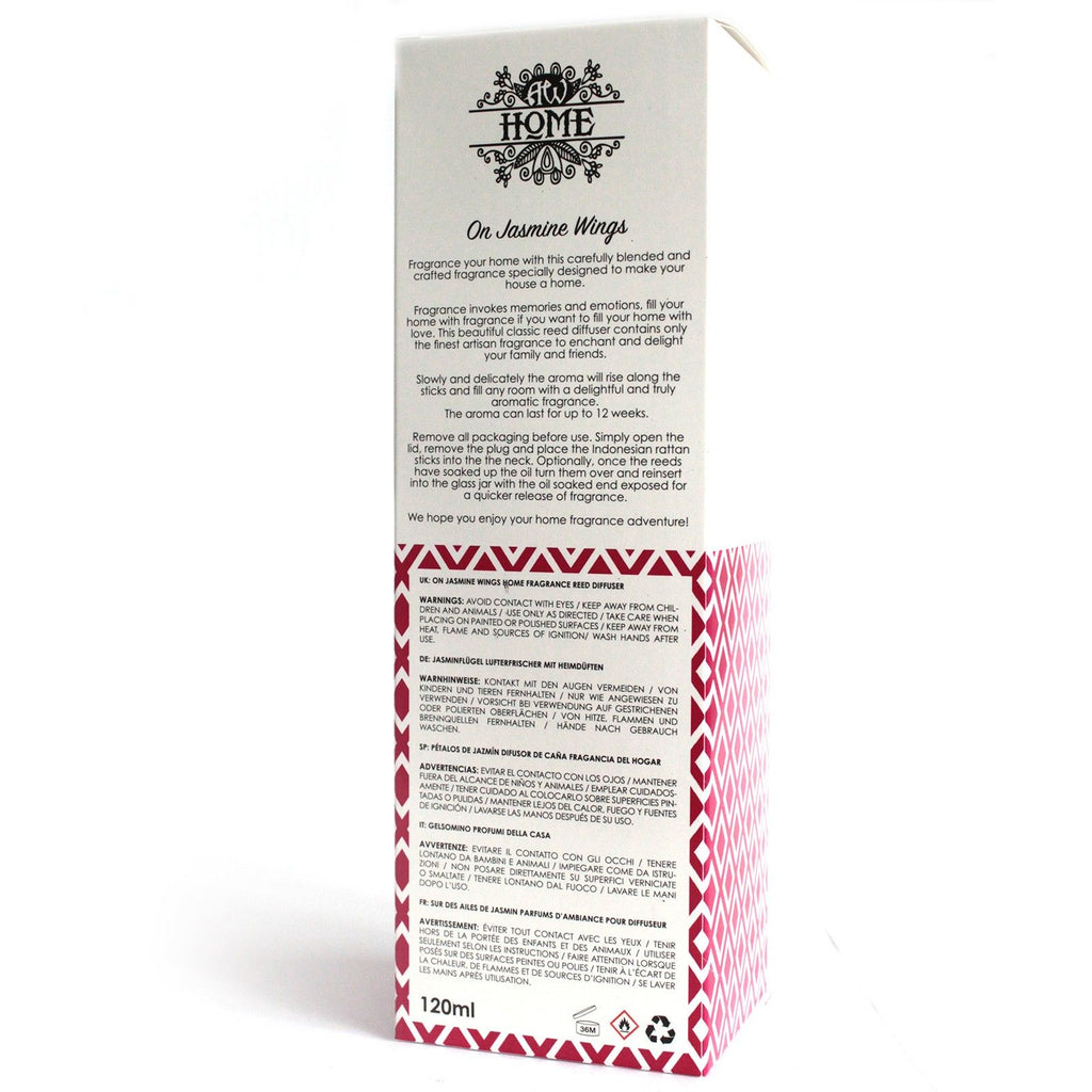 Difusor de Varetas Asas de Jasmim – 120 ml | Ancient Wisdom