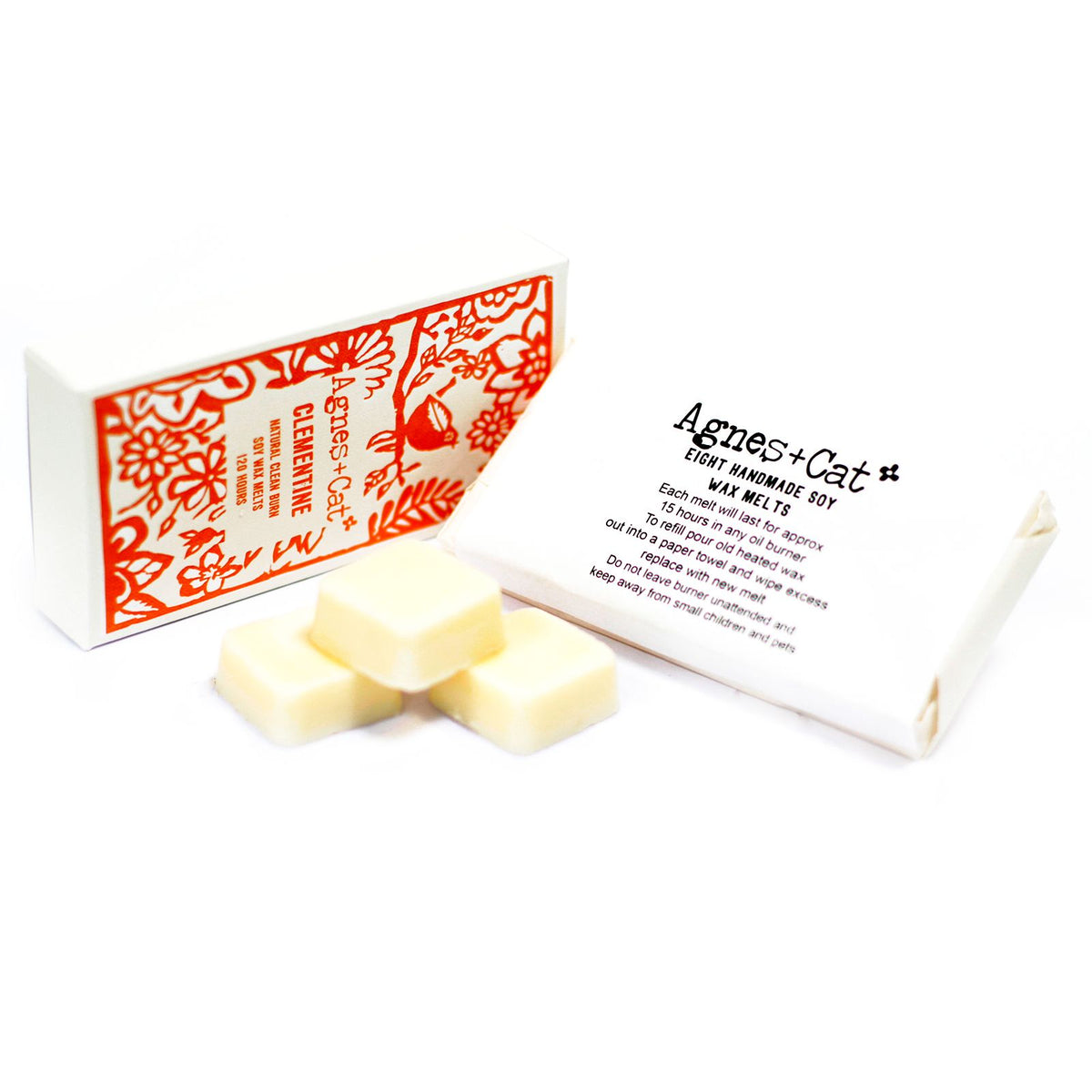 Caixa de 8 Ceras Perfumadas de Soja – Clementina | Agnes + Cat