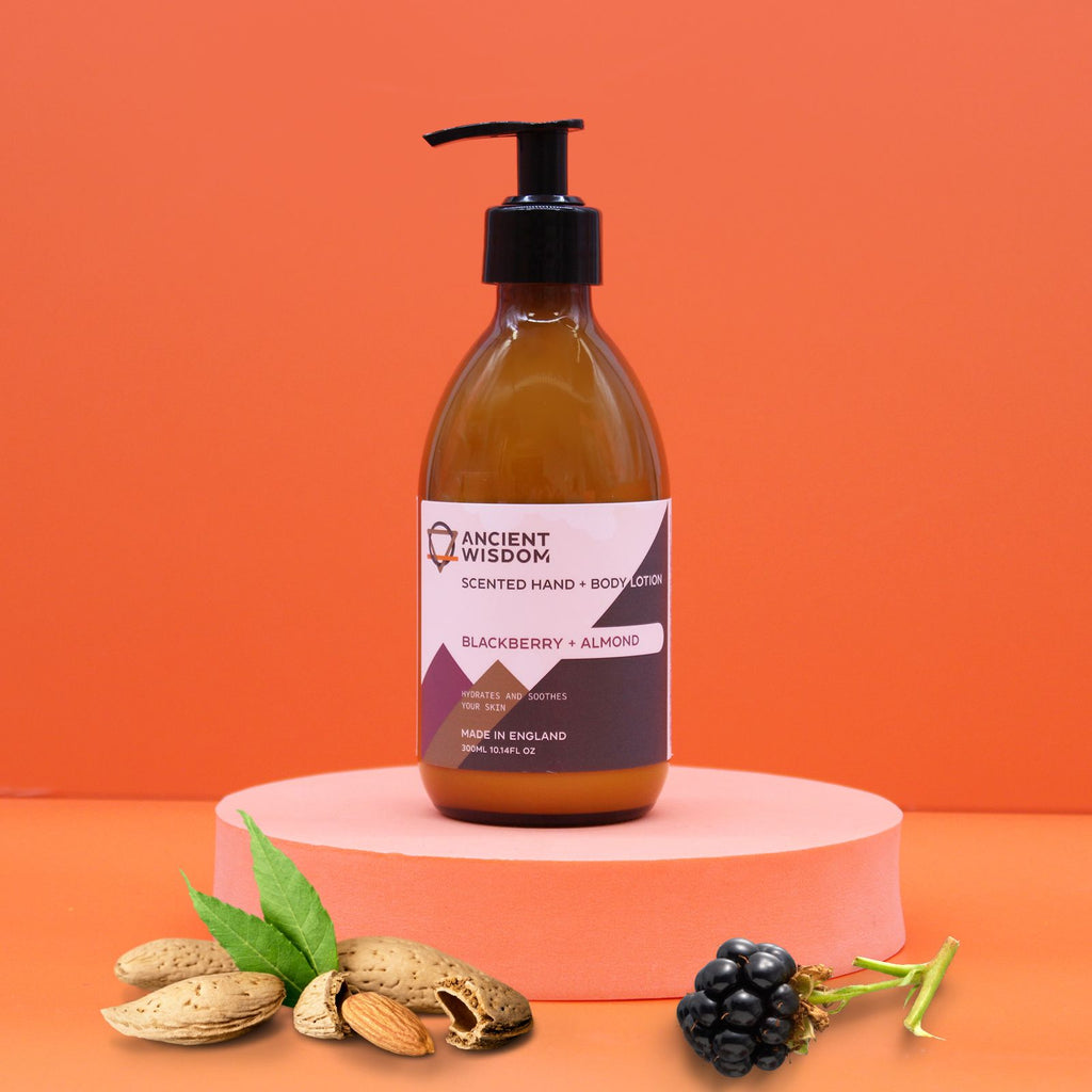 Loção de Mãos e Corpo Amora e Amêndoa – 300 ml sem Rótulo | Ancient Wisdom