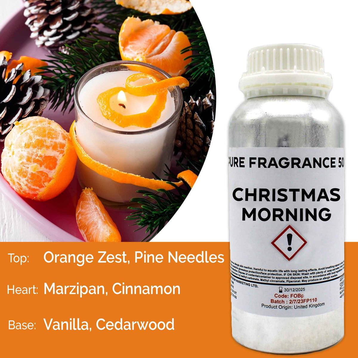 Óleo de Fragrância Puro Manhã de Natal – 500 ml | Ancient Wisdom