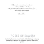 Vela Botânica de Soja com Flores Secas – Rosas de Sawrey (Roses of Sawrey) – 350 g | Agnes + Cat