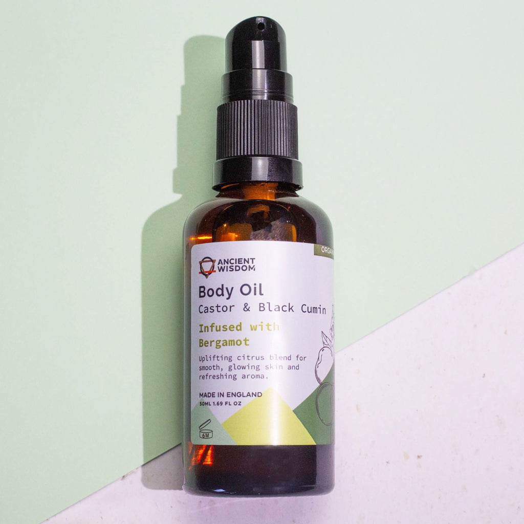 ANCIENT WISDOM - Óleo Corporal Orgânico de Bergamota 50 ml