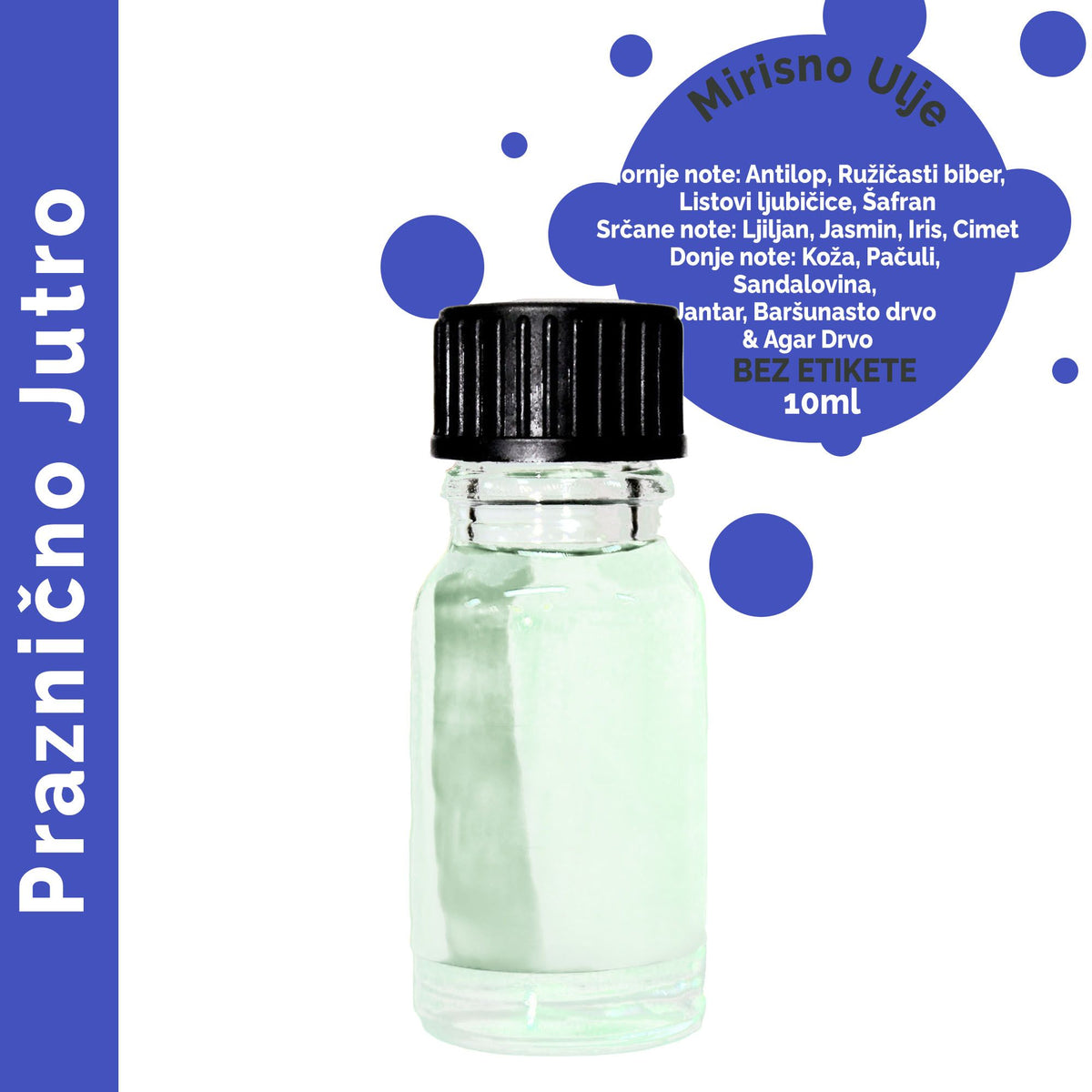 Óleo de Fragrância Manhã Festiva – 10 ml sem Rótulo | Ancient Wisdom