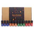 Conjunto de 12 Óleos de Fragrância de Natal "Aromas Sagrados do Natal" – 12 × 5 ml | Ancient Wisdom