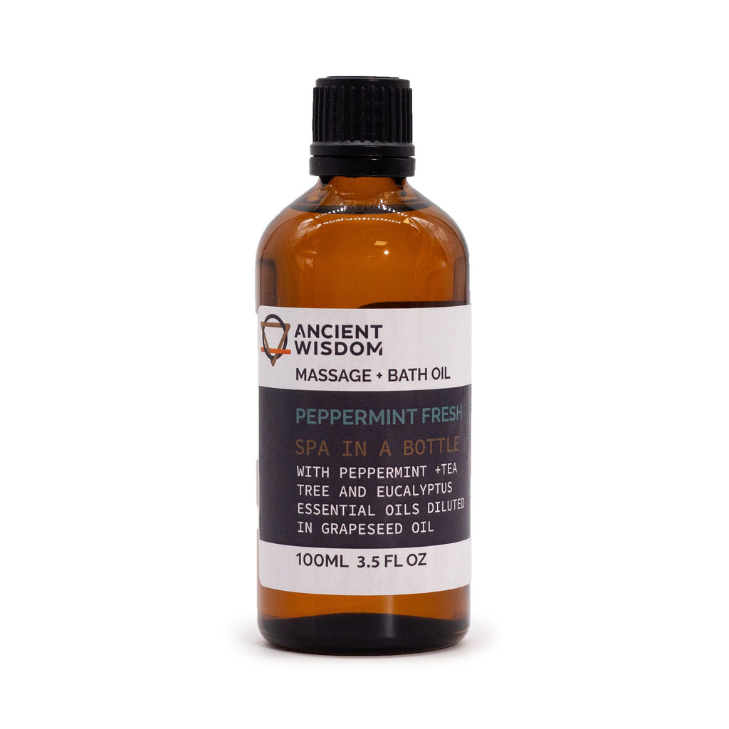 ANCIENT WISDOM - Óleo de Massagem Peppermint Fresh - 100 ml