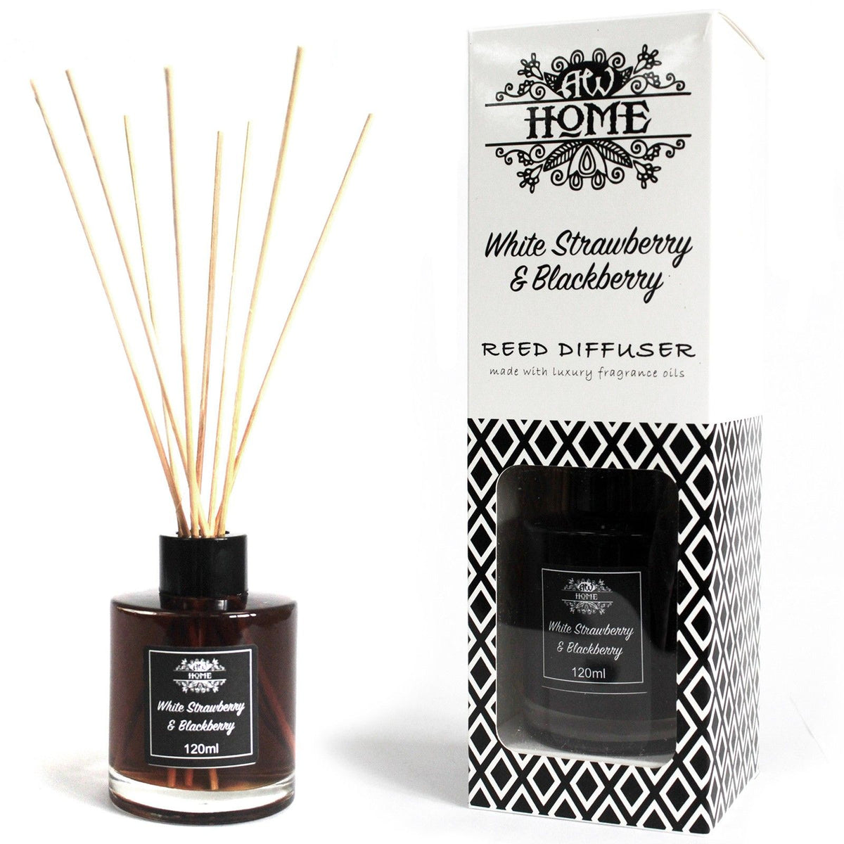 Difusor de Varetas Morango Branco e Amora – 120 ml | Ancient Wisdom