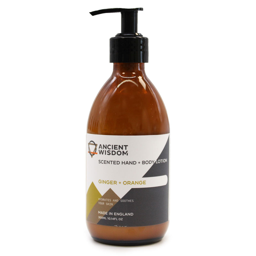 Loção de Mãos e Corpo Gengibre e Laranja – 300 ml | Ancient Wisdom