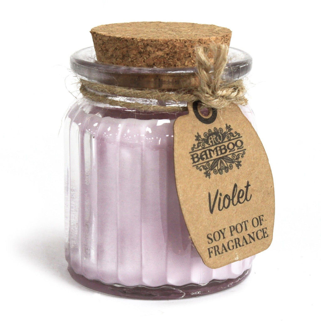 BAMBOO - Vela Perfumada de Cera de Soja Violeta