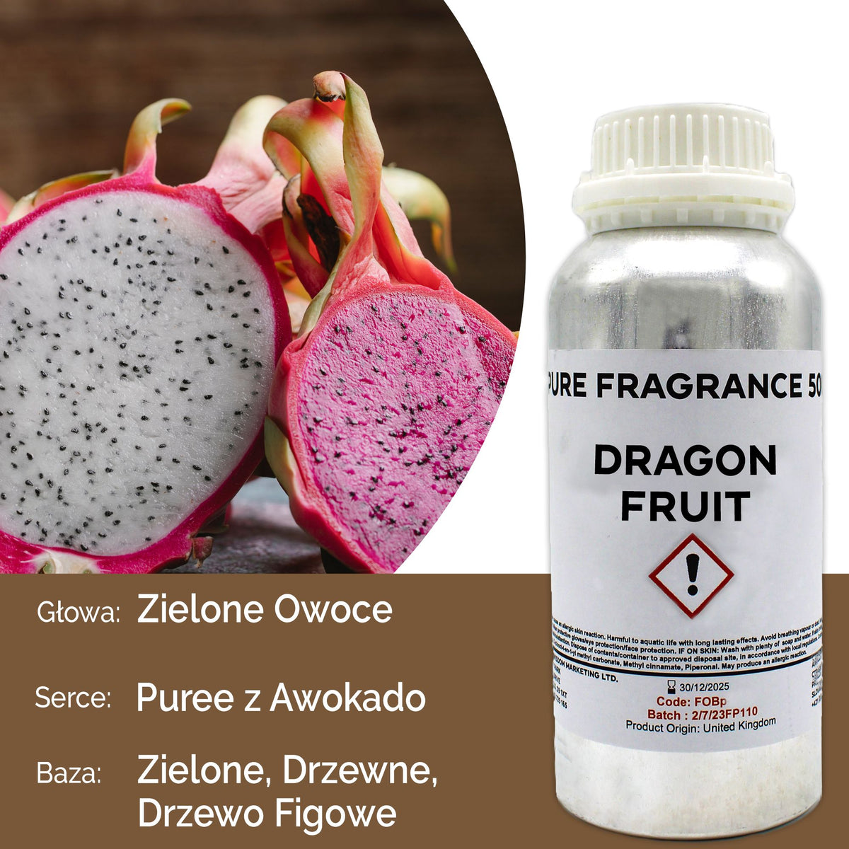 Óleo de Fragrância Puro Pitaia – 500 ml | Ancient Wisdom