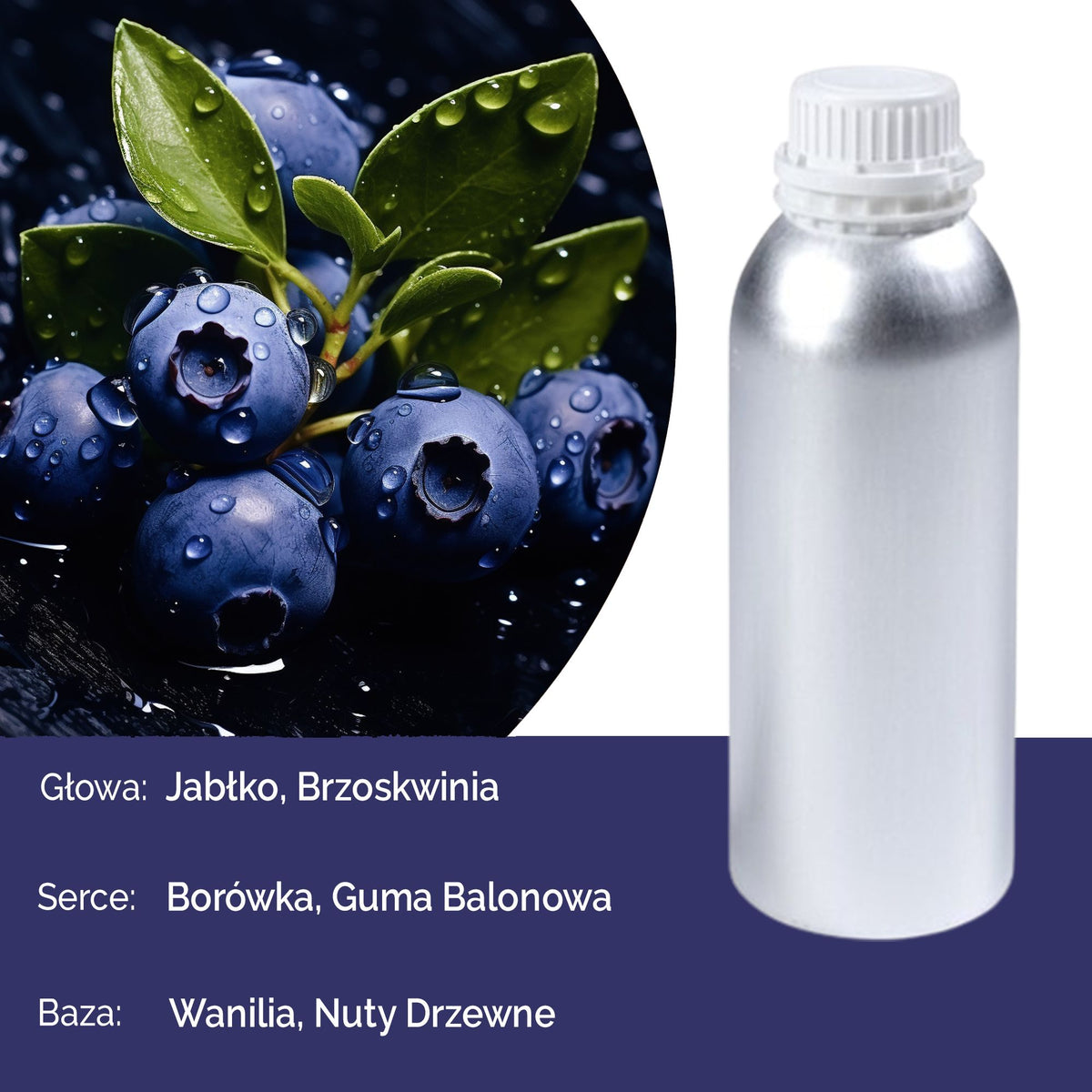 Óleo de Fragrância Puro Mirtilo – 500 ml | Ancient Wisdom