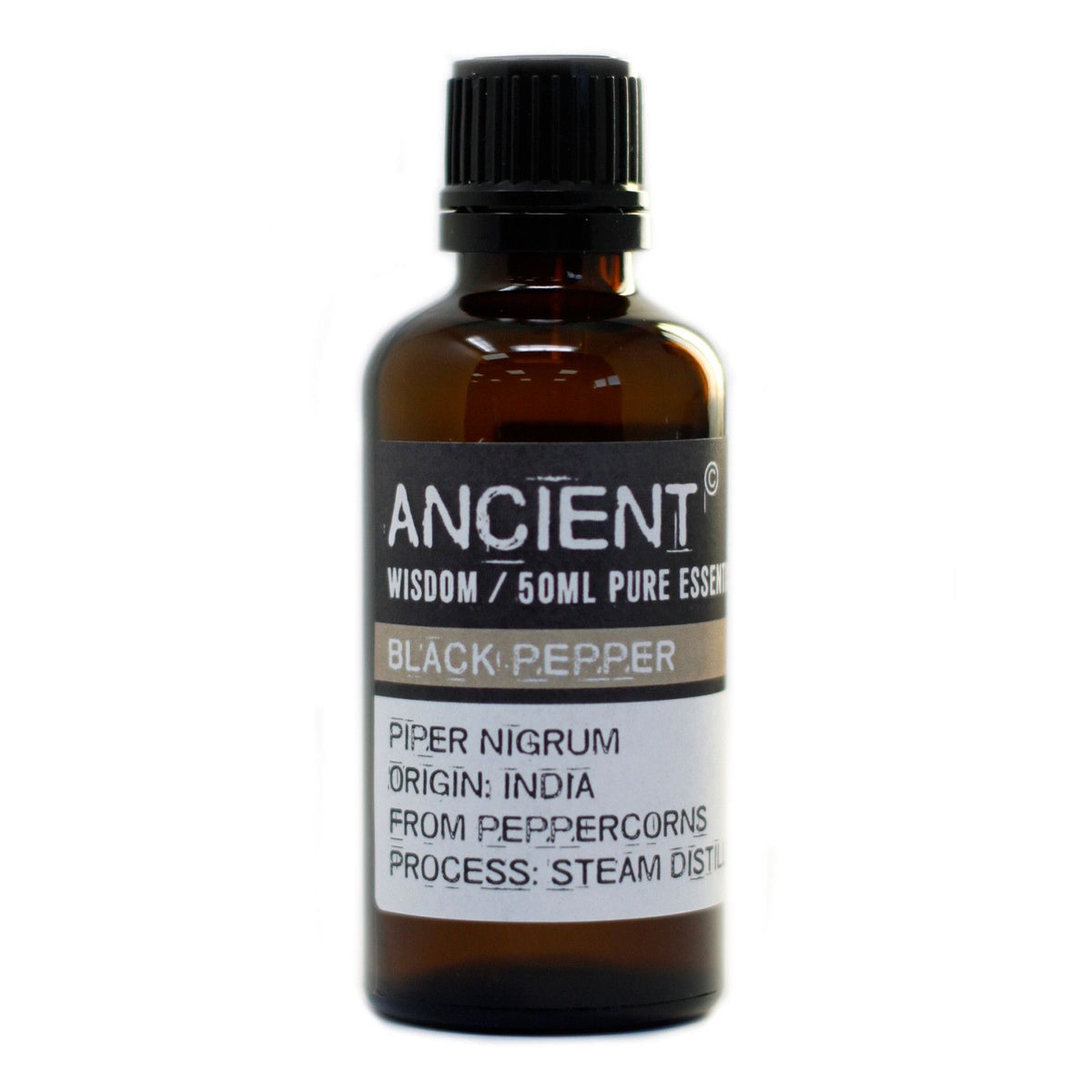 Óleo Essencial de Pimenta-Preta 100% Puro – 50 ml | Ancient Wisdom