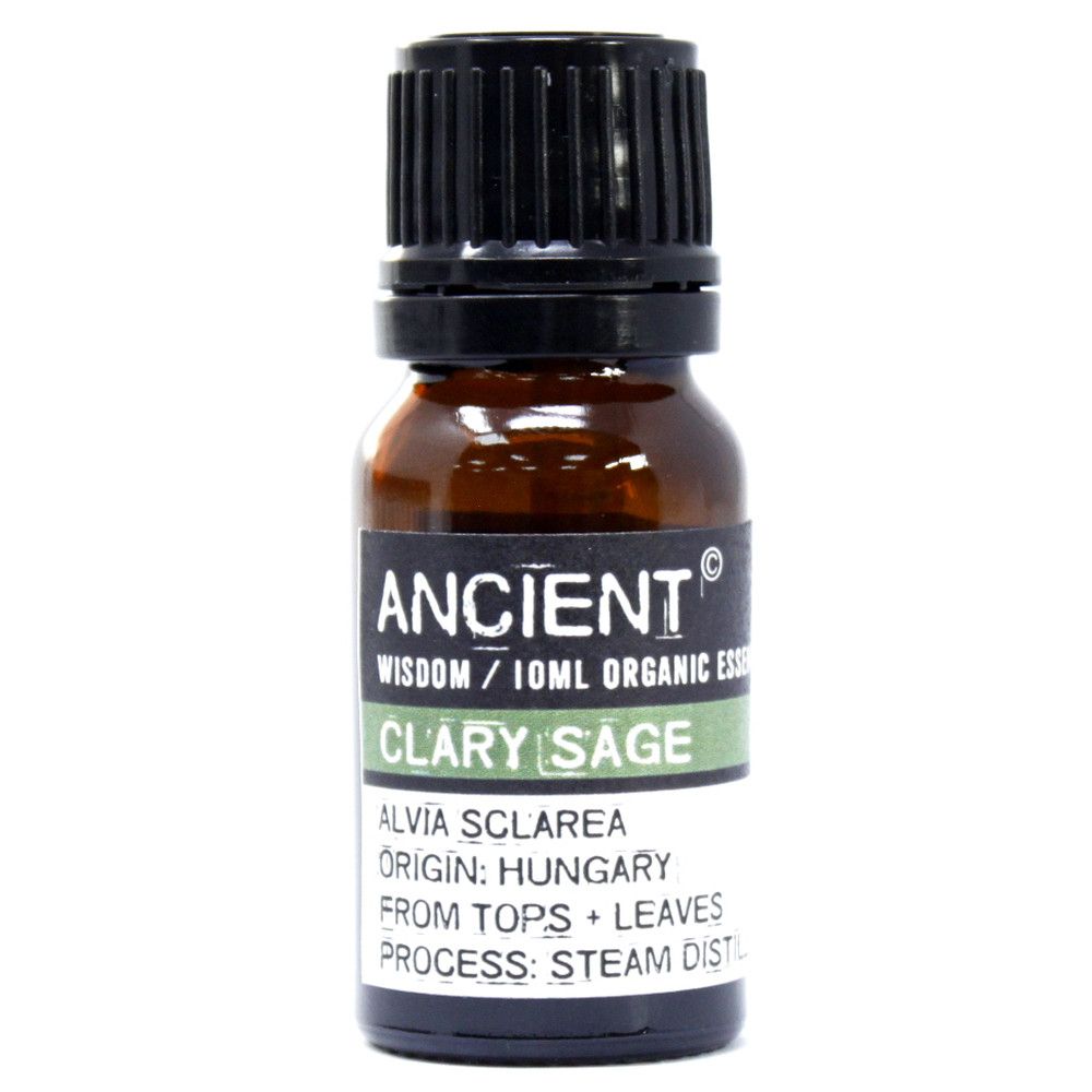 Óleo Essencial Biológico de Sálvia-Esclareia 100% Puro – 10 ml | Ancient Wisdom