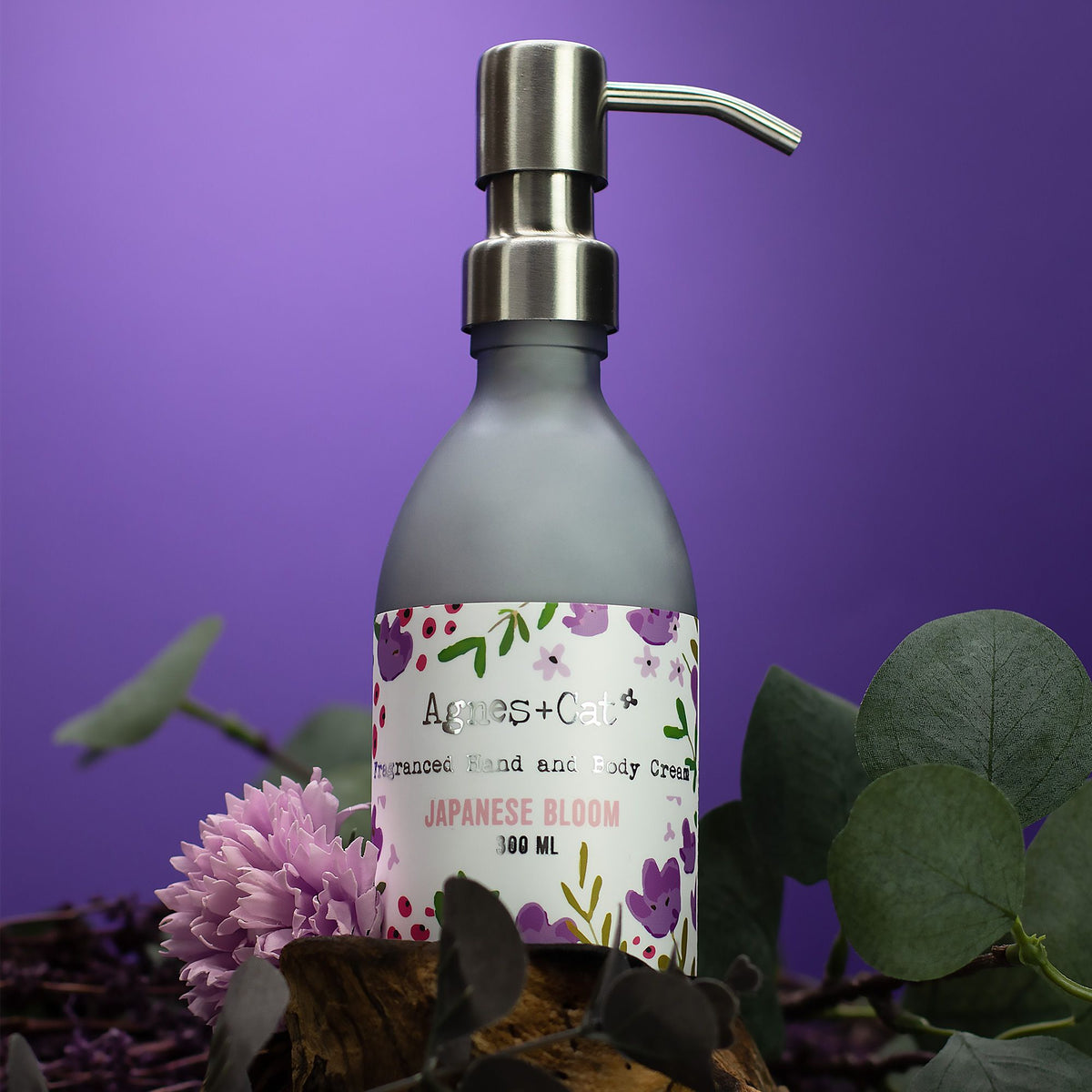 Creme de Mãos e Corpo Flor Japonesa – 300 ml | Agnes + Cat