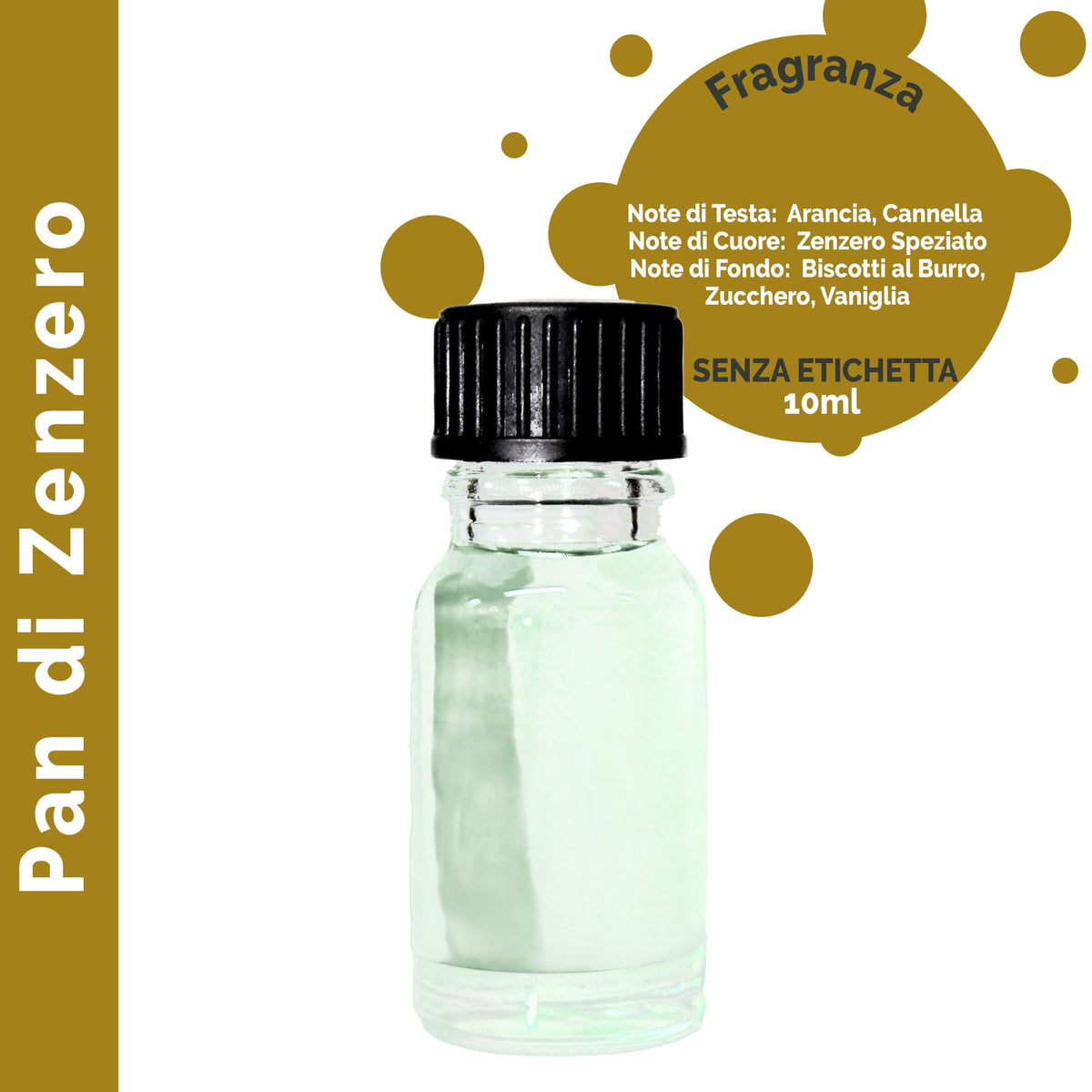 Óleo de Fragrância Bolo de Gengibre – 10 ml sem Rótulo | Ancient Wisdom