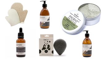 Kit Cleanse & Refresh – Máscara de Argila, Sérum de Vitamina C e Esponja Konjac | Ancient Wisdom