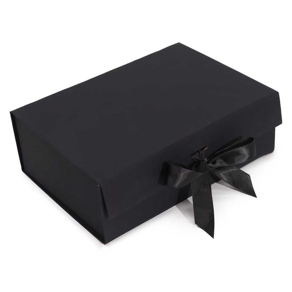 Caixa de Oferta Desmontável Grande – 28,2 × 20,2 × 9,2 cm – Preto | Ancient Wisdom