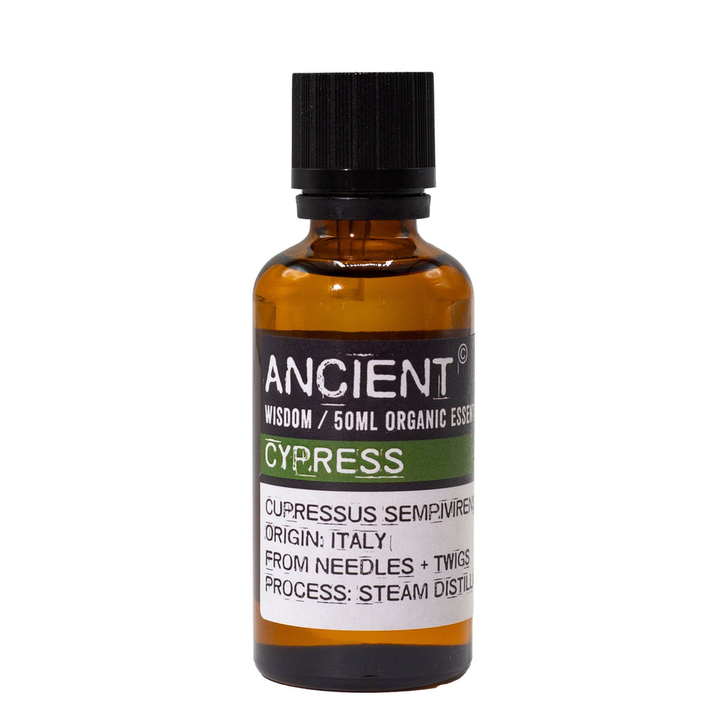 Óleo Essencial Biológico de Cipreste 100% Puro – 50 ml | Ancient Wisdom