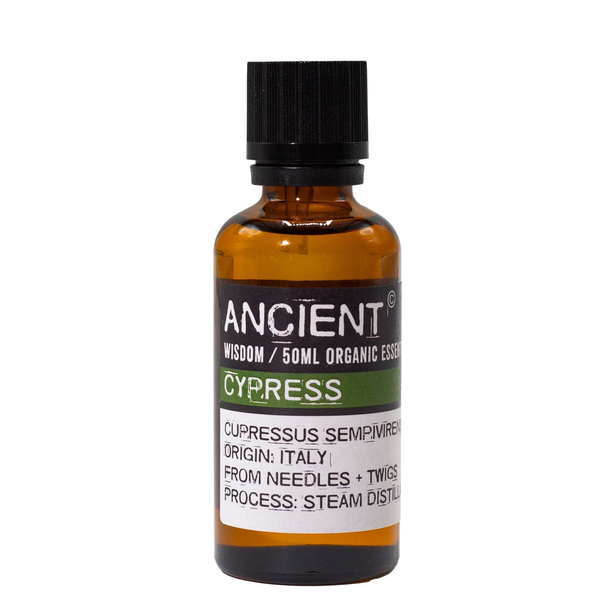 Óleo Essencial Biológico de Cipreste 100% Puro – 50 ml | Ancient Wisdom