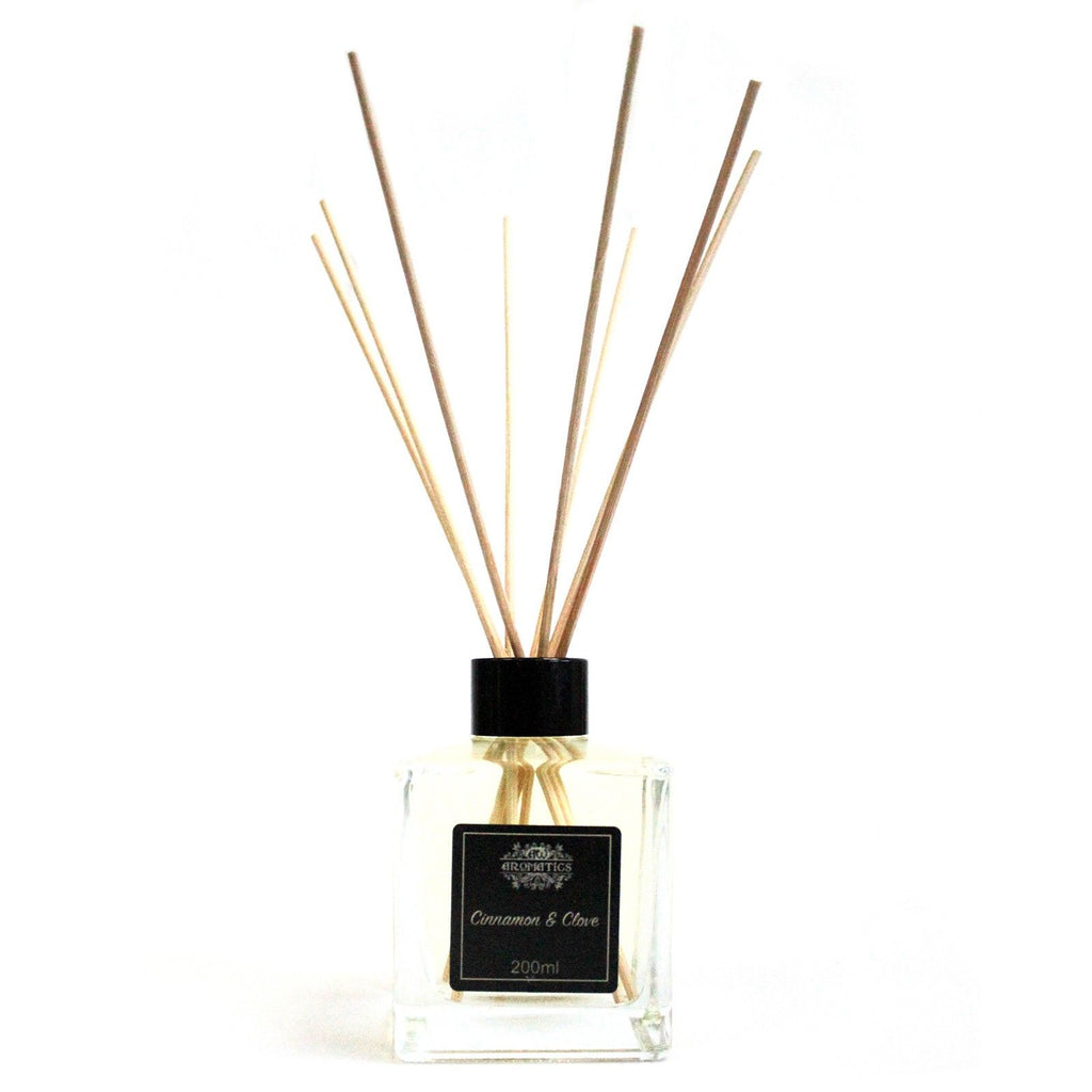Difusor de Varetas com Óleos Essenciais Canela e Cravinho – 200 ml | Ancient Wisdom