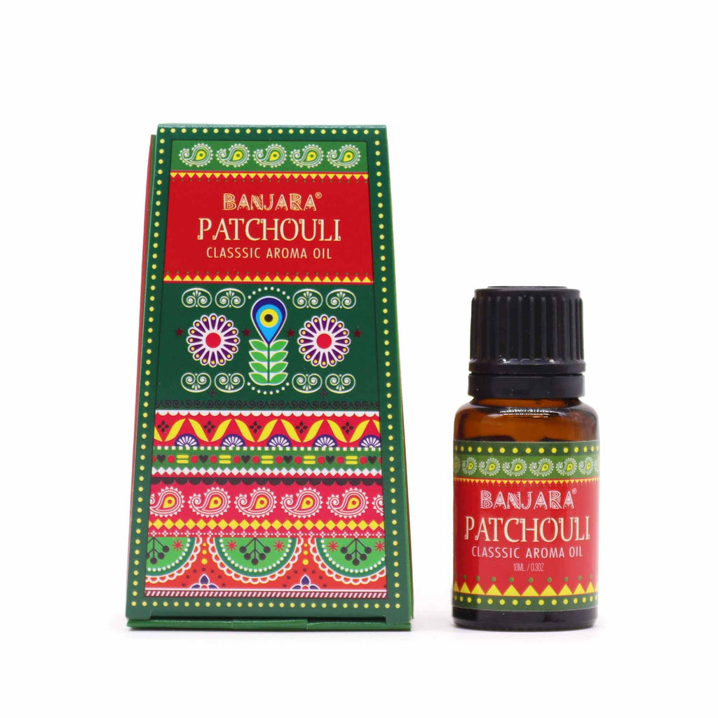 Óleo de Fragrância Indiano Banjara Patchouli – 10 ml | Ancient Wisdom