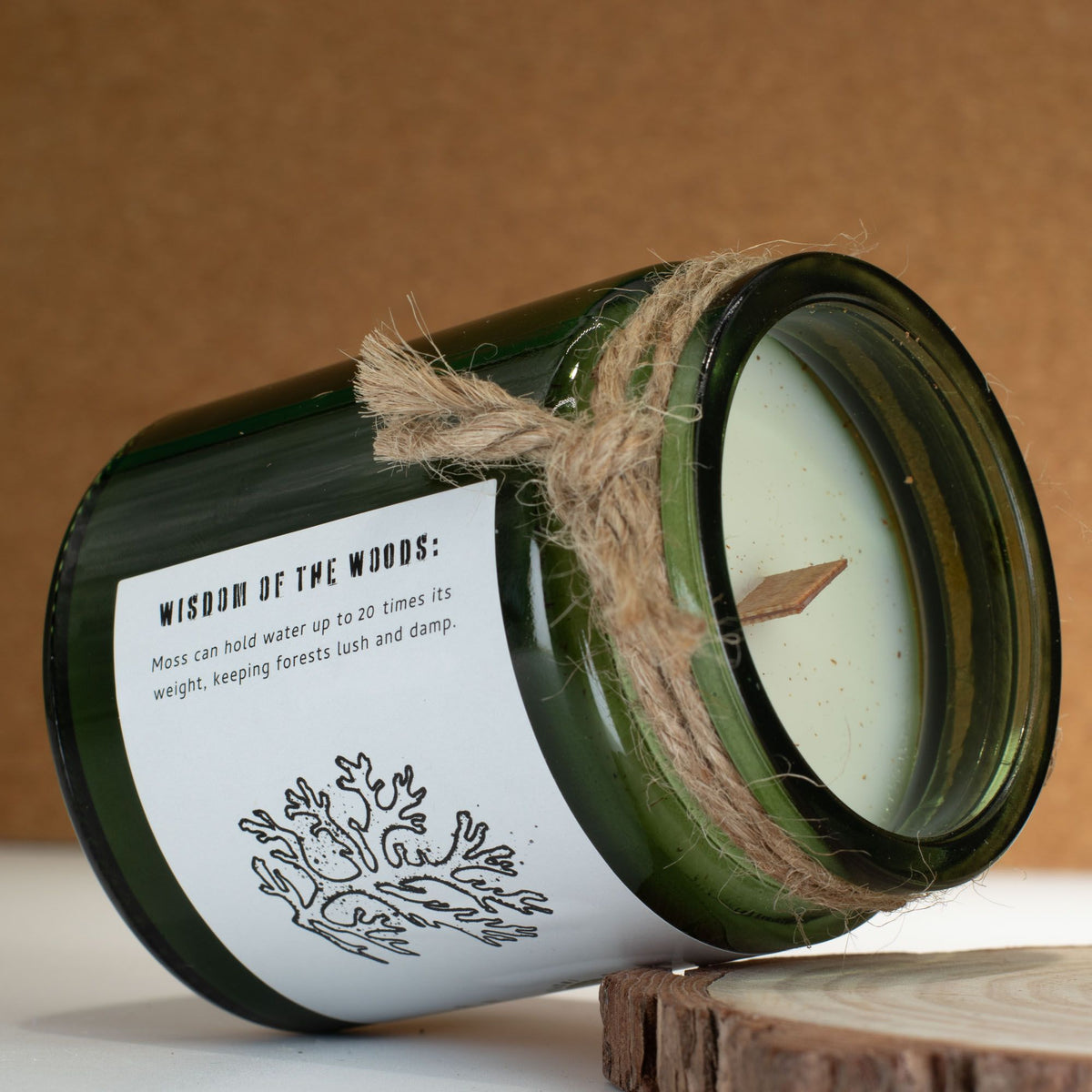 GREENMAN RITUALS - Vela de Soja com Pavio de Madeira Moss & Mist