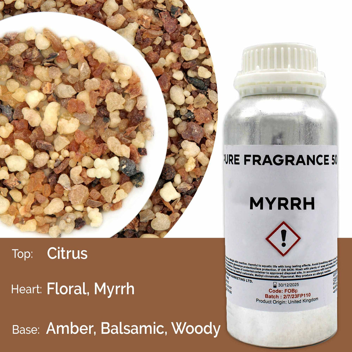 Óleo de Fragrância Puro Mirra – 500 ml | Ancient Wisdom