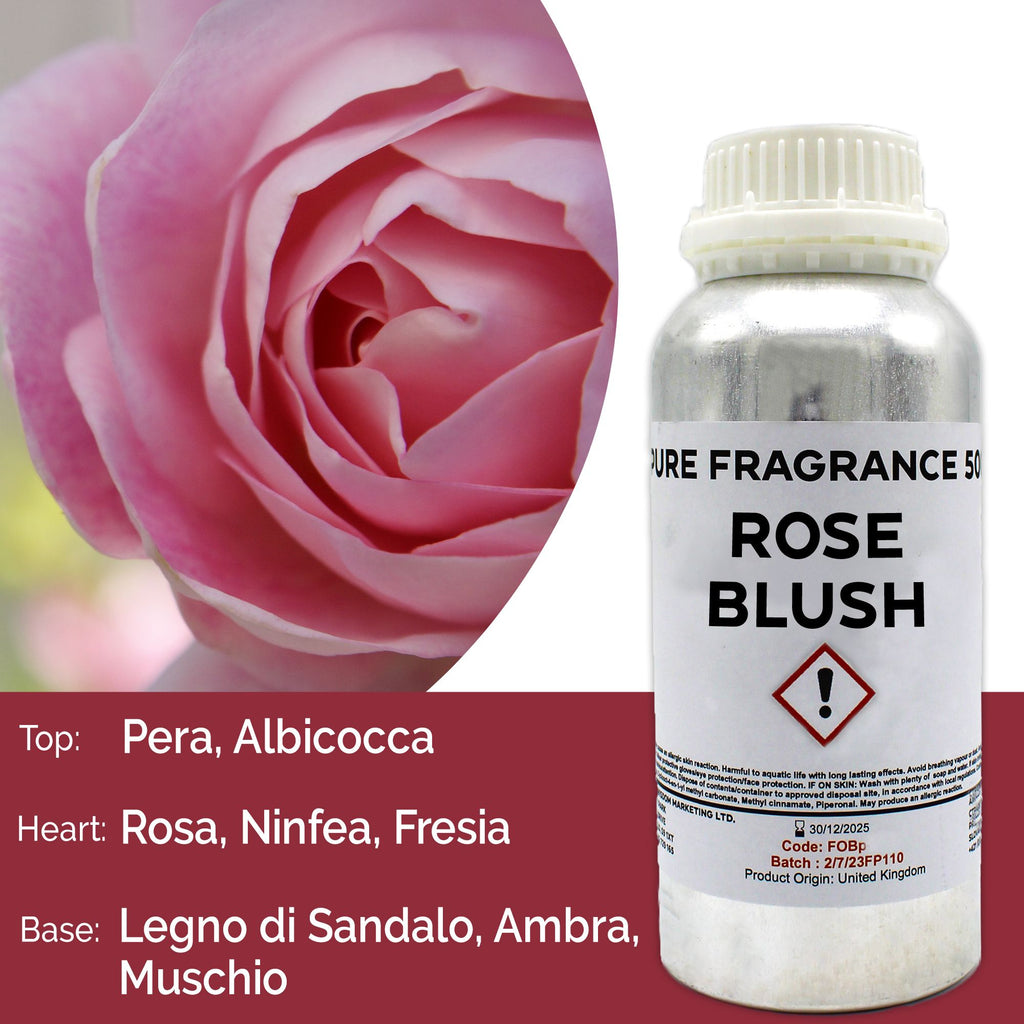 Óleo de Fragrância Puro Rosa Blush – 500 ml | Ancient Wisdom