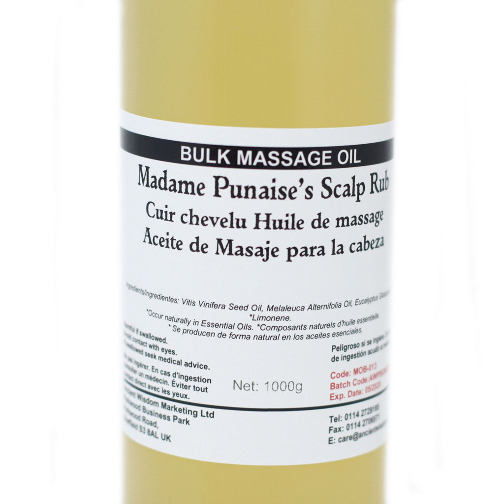 Óleo Madame Punaises para o Couro Cabeludo – 1 kg | Ancient Wisdom