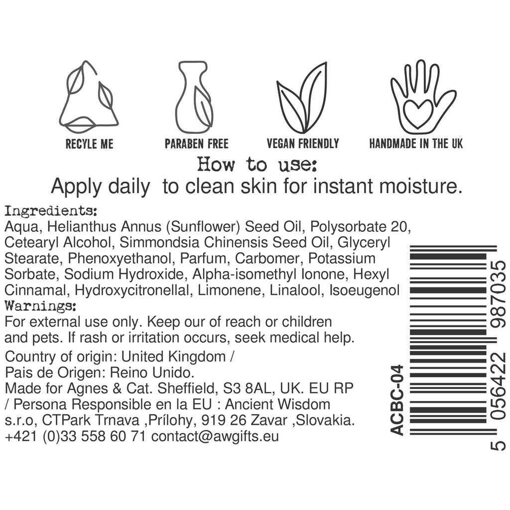 Creme de Mãos e Corpo Moroccan Roll – 300 ml | Agnes + Cat