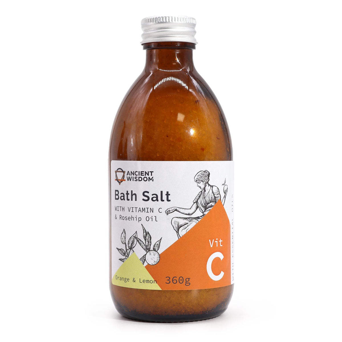 ANCIENT WISDOM - Conjunto de Sais de Banho com Vitamina C 360 g