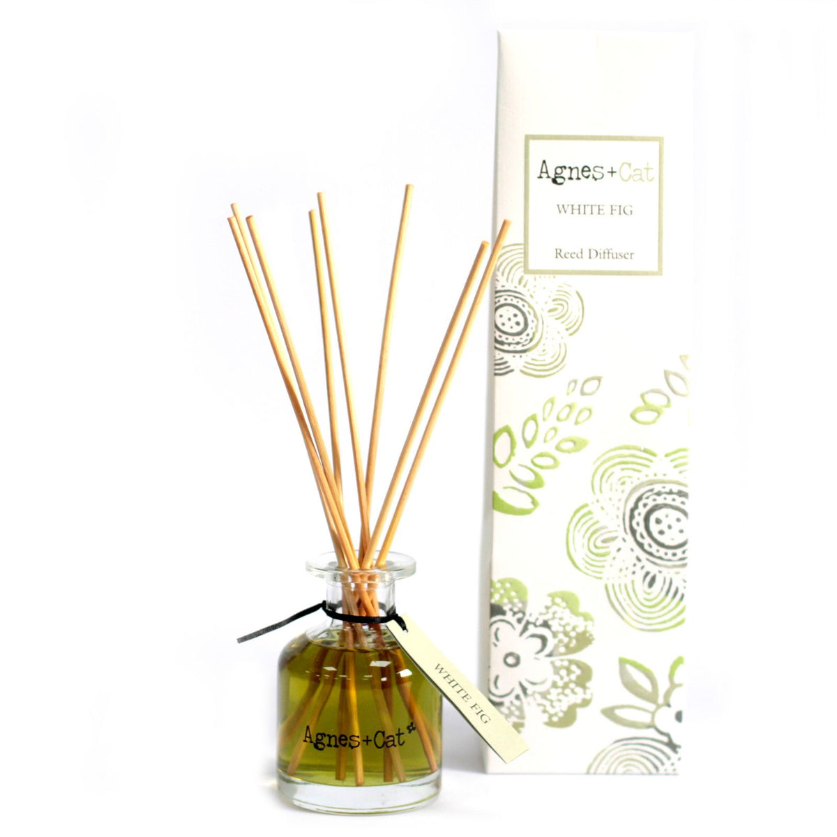 Difusor de Varetas Figo Branco – 140 ml | Agnes + Cat