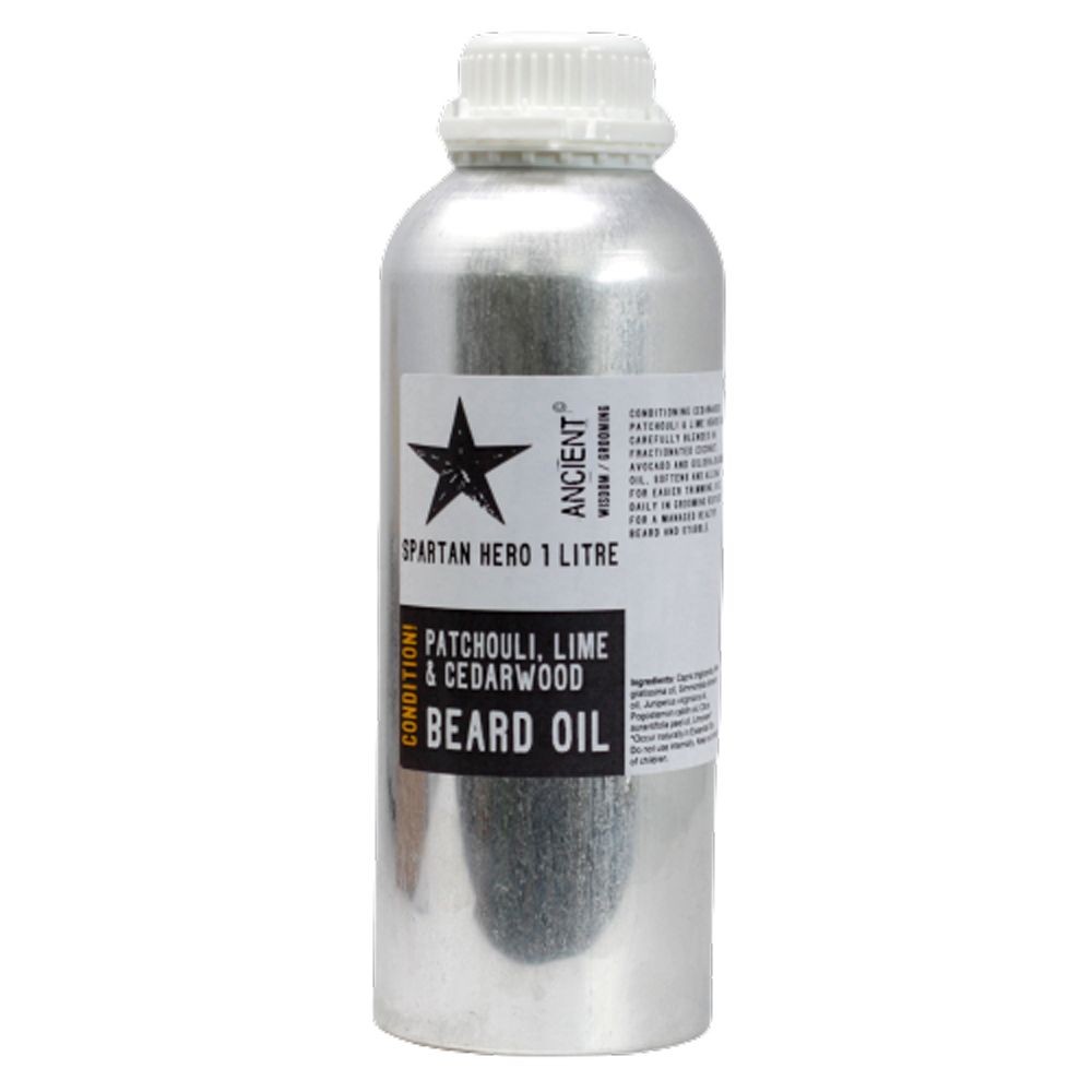 Óleo de Barba Spartan Hero – Condition! – 1 litro | Ancient Wisdom