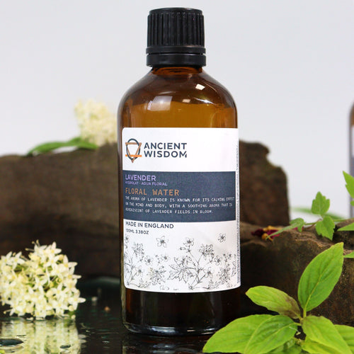 Água Floral Aromática de Lavanda (Hidrolato) – 100 ml | Ancient Wisdom