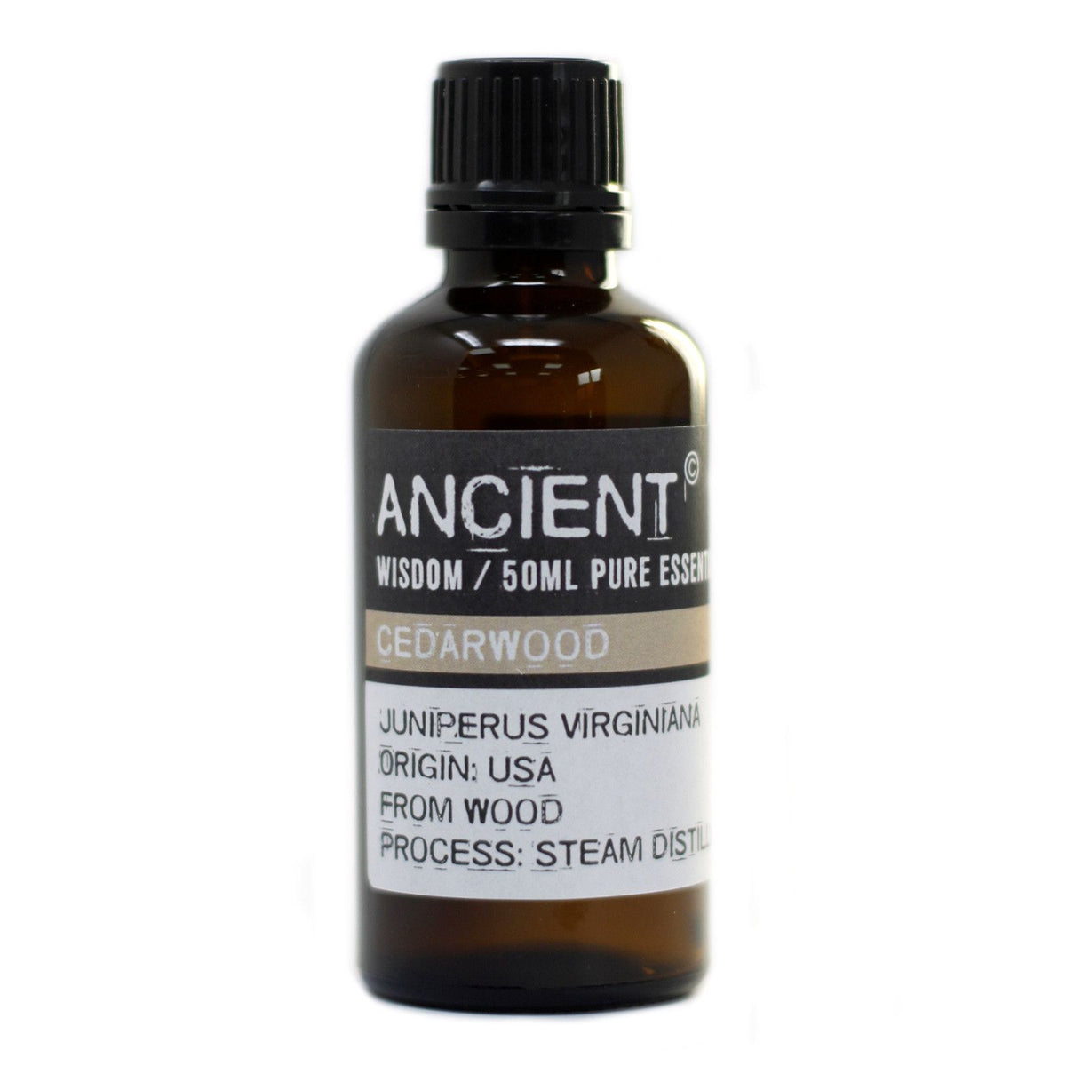 Óleo Essencial de Cedro da Virgínia 100% Puro – 50 ml | Ancient Wisdom