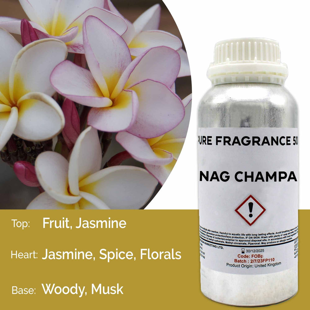 Óleo de Fragrância Puro Nag Champa – 500 ml | Ancient Wisdom