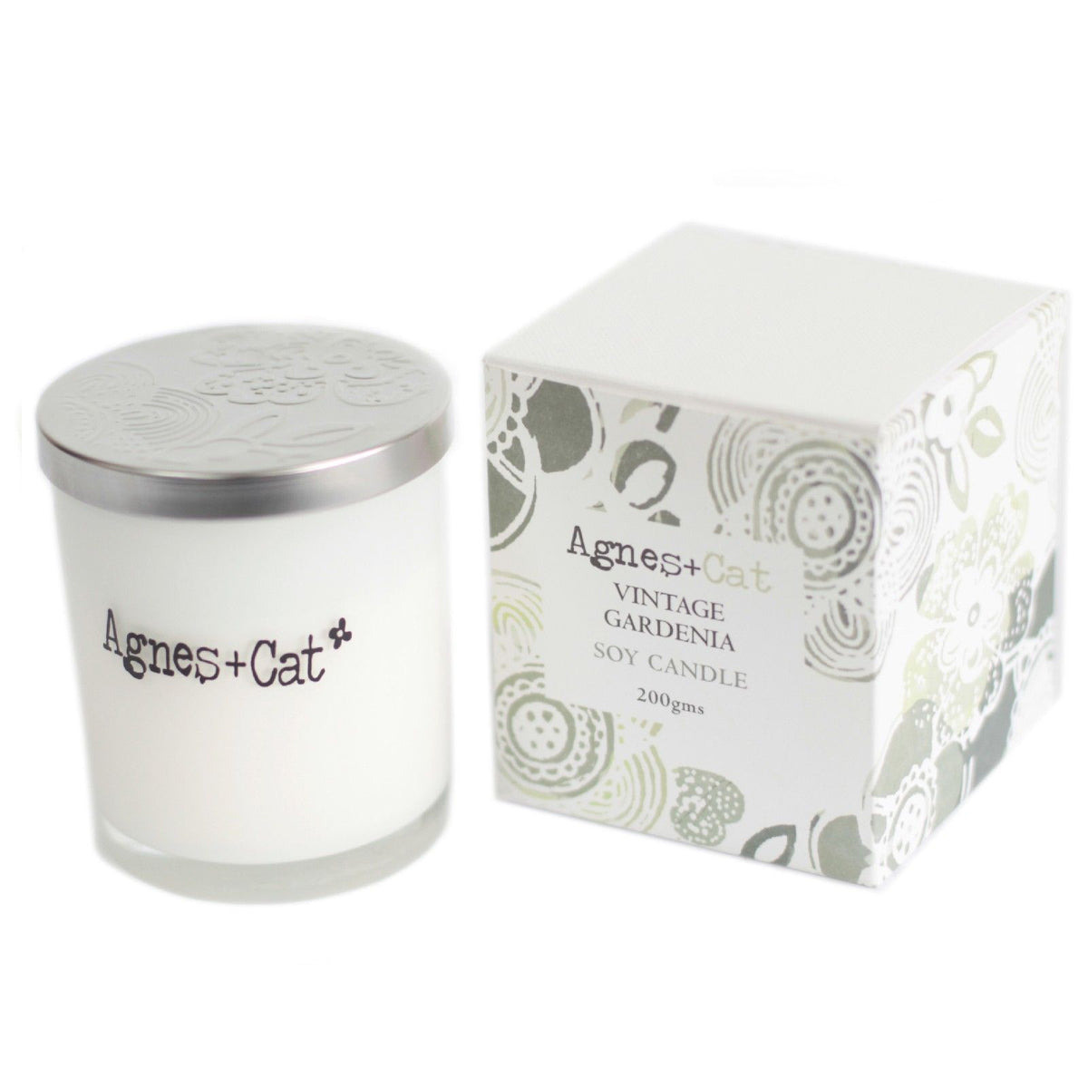 Vela Votiva de Soja – Gardénia Vintage | Agnes + Cat
