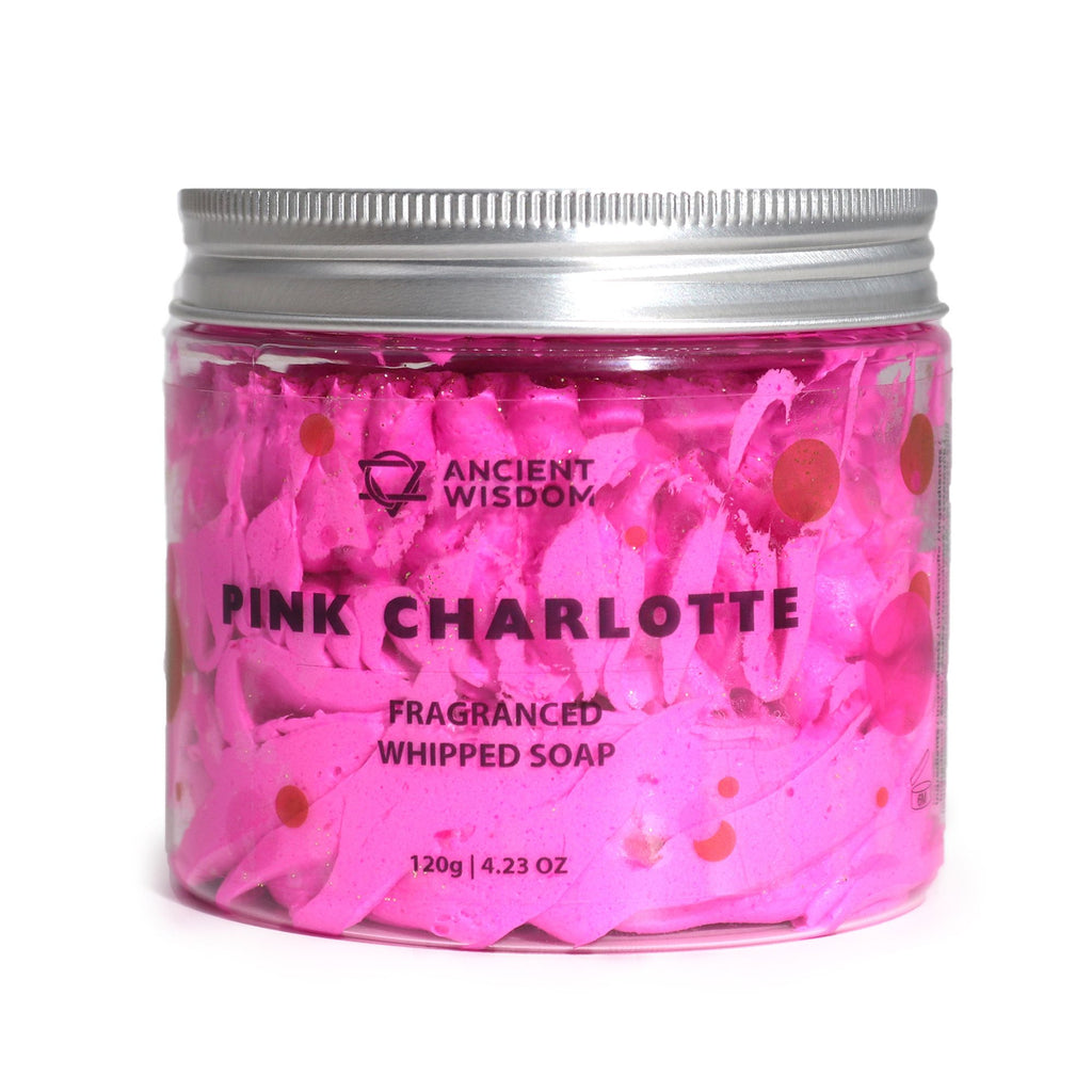 Sabonete Cremoso Batido Pink Charlotte – 120 g | Ancient Wisdom