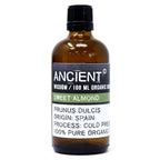 Óleo Base Biológico de Amêndoas Doces 100% Puro – 100 ml | Ancient Wisdom