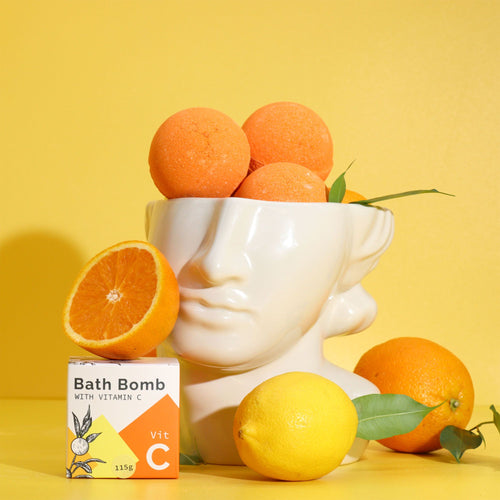 Bomba de Banho com Vitamina C e Citrinos – 115 g | Ancient Wisdom