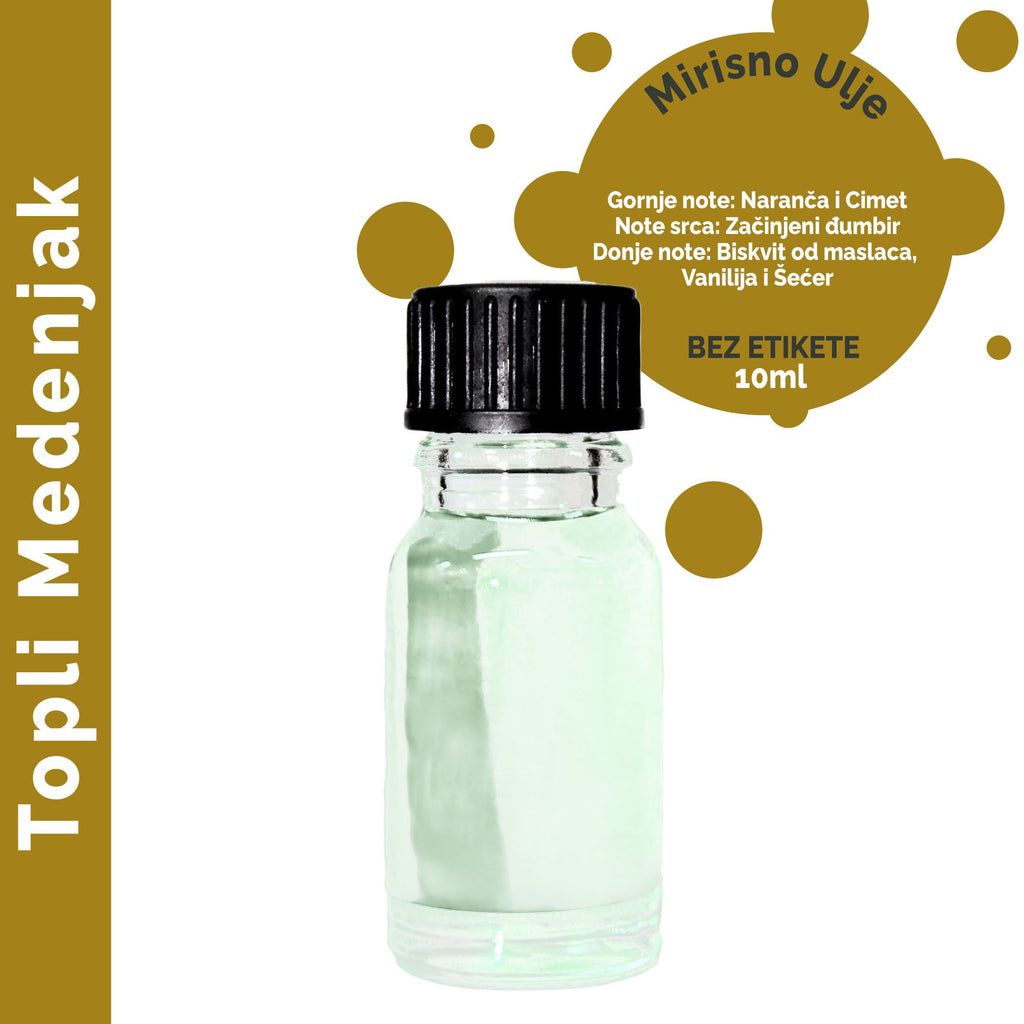 Óleo de Fragrância Bolo de Gengibre – 10 ml sem Rótulo | Ancient Wisdom