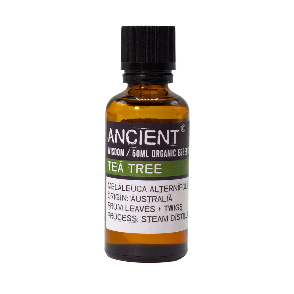 Óleo Essencial Biológico de Árvore do Chá 100% Puro – 50 ml | Ancient Wisdom