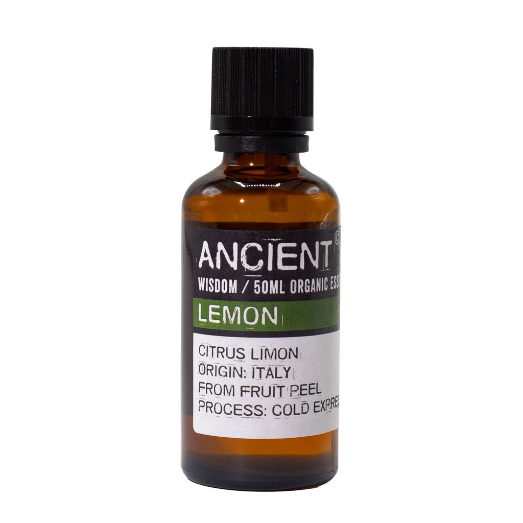 Óleo Essencial Biológico de Limão 100% Puro – 50 ml | Ancient Wisdom