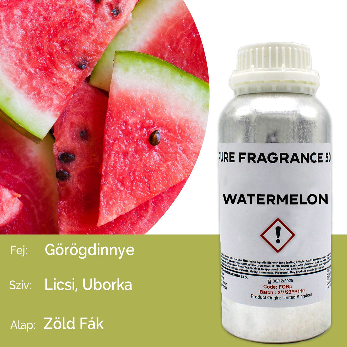 Óleo de Fragrância Puro Melancia – 500 ml | Ancient Wisdom