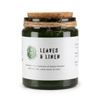 GREENMAN RITUALS - Vela de Soja com Pavio de Madeira Leaves & Linen