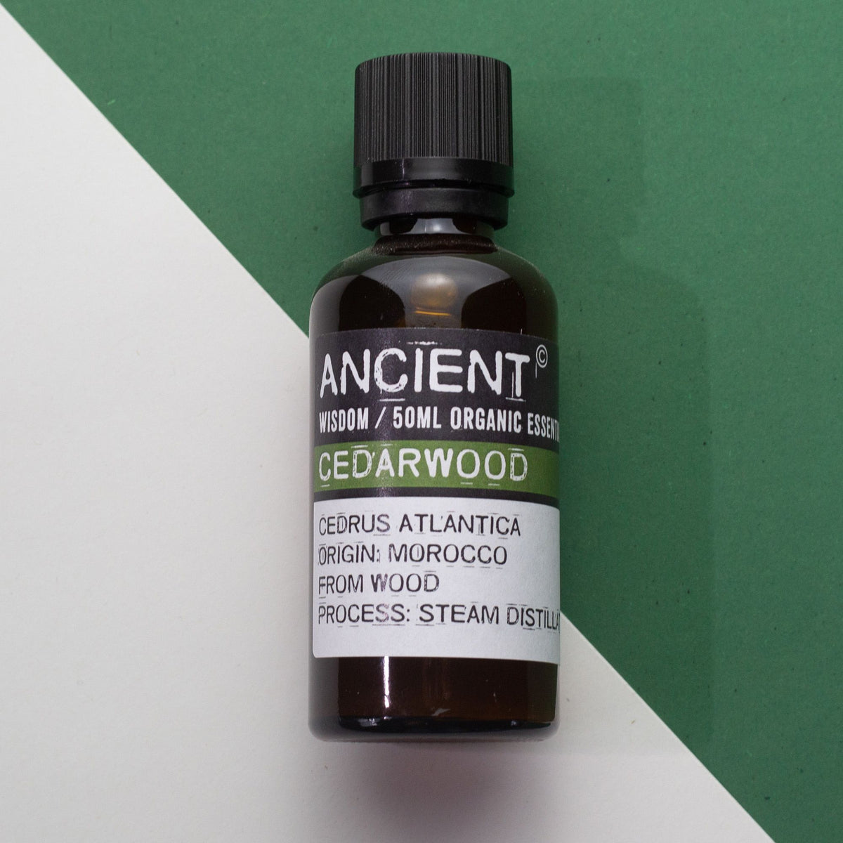 Óleo Essencial Biológico de Cedro 100% Puro – 50 ml | Ancient Wisdom